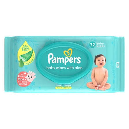 Pampers Baby Wipes ( 72 pc )