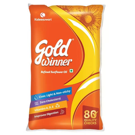 Gold Winner Refined Sunflower Oil - Pouch