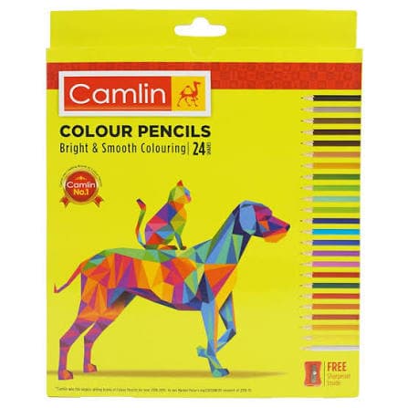 Camlin Color Pencils 24 Shade
