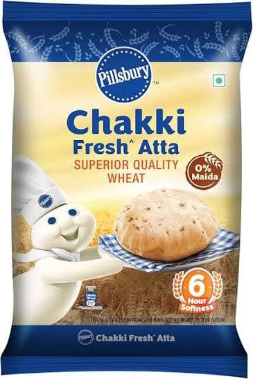 Pillsbury Fresh Superior-Quality Chakki Atta (100% atta, 0% Maida)
